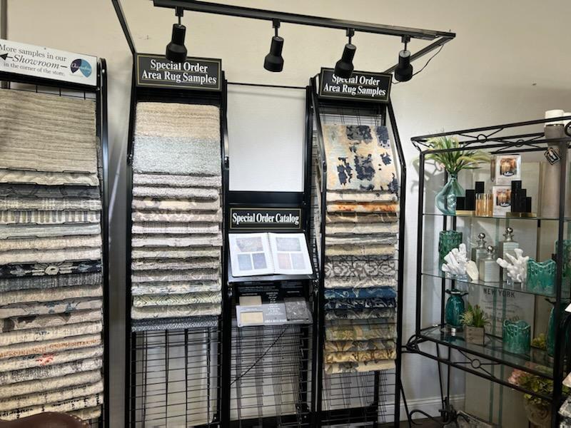 We have a wide variety of area rugs that can blend with your current decor!